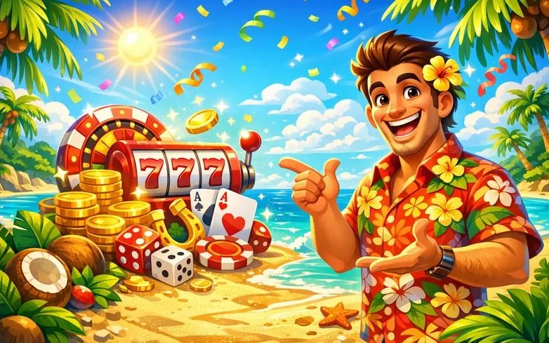 Hawaii Spins Casino main banner